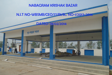 Open Market Shed,Nabagram Krishak Bazar